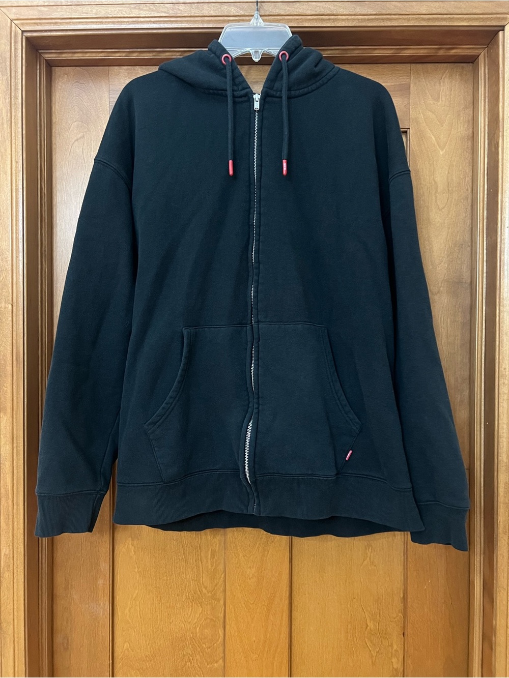 Dixxon Mens Black Zip Up Hoodie Size XL READ